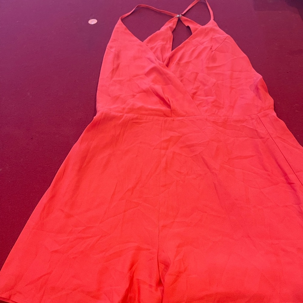 Summer peachy jumpsuit